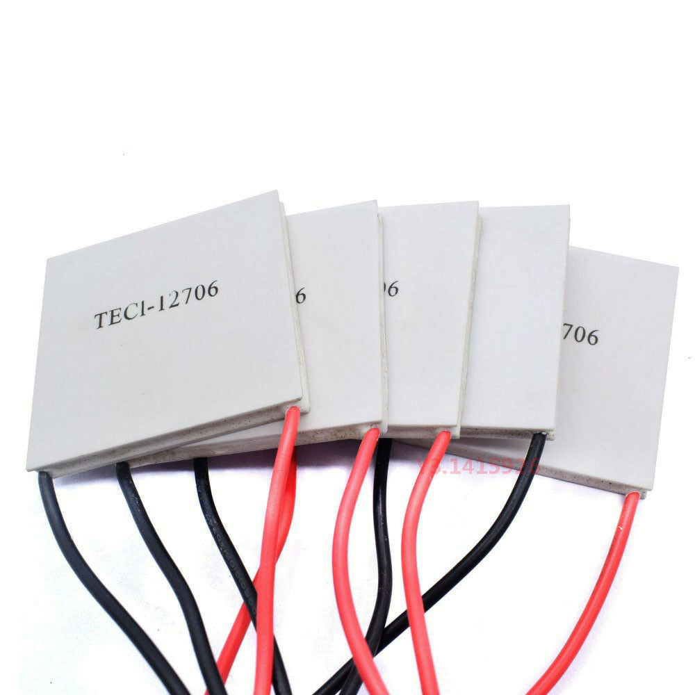 10Pcs TEC1-12706 Heatsink Thermoelectric Cooling Peltier Cooler Module12V 60W 6A