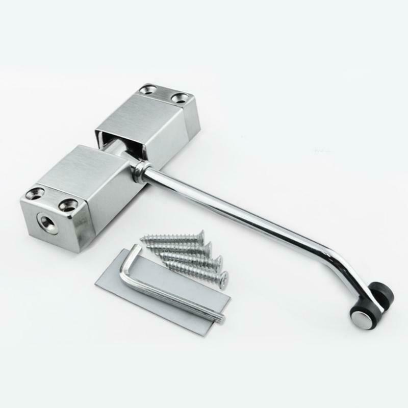 Stainless Steel Door Closer Auto Spring Buffer with Protective Door Gasket
