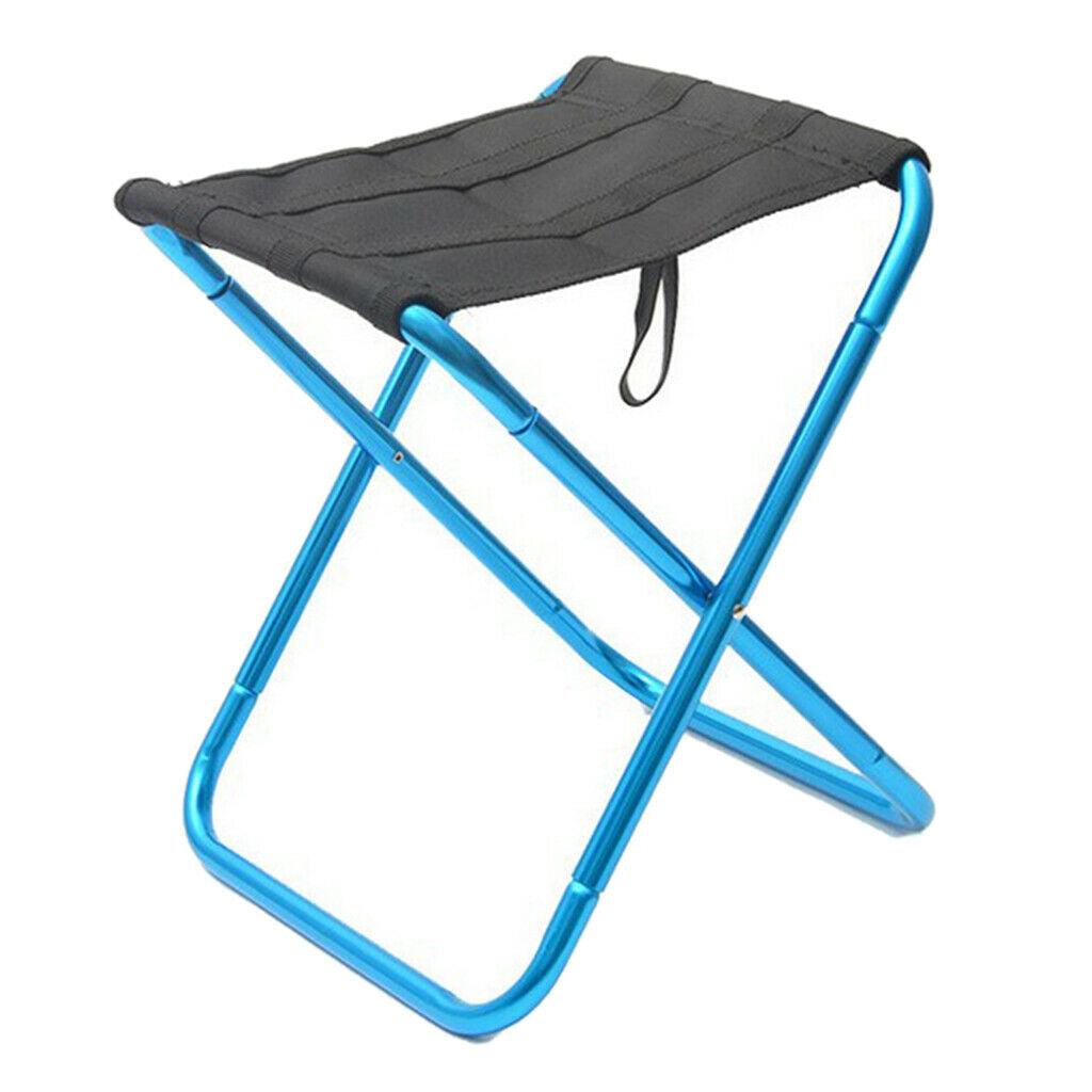 2x Camping Chair Folding Lightweight Camp Stool Mini Fishing Seat Outdoor Hiking