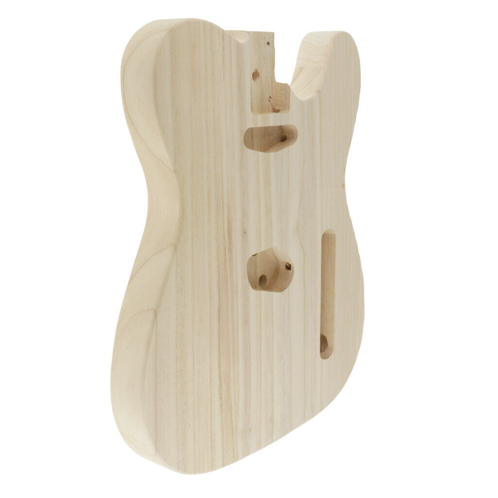 Hollowed Guitar Wood Blank Unfinished Body Barrel Material Guitar Part