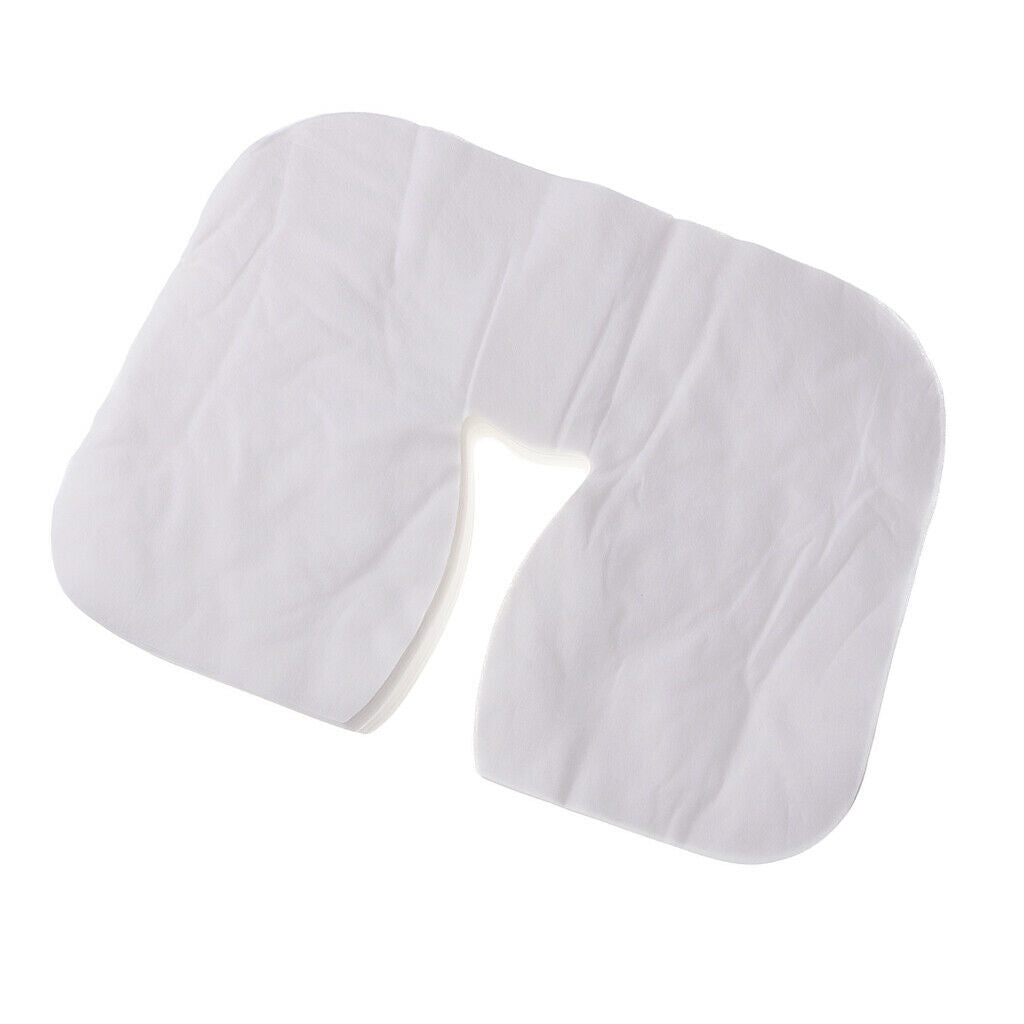 200Pcs Disposable Bed Massage Cover Mat Skin-Friendly Cover Mat Hollow Pad