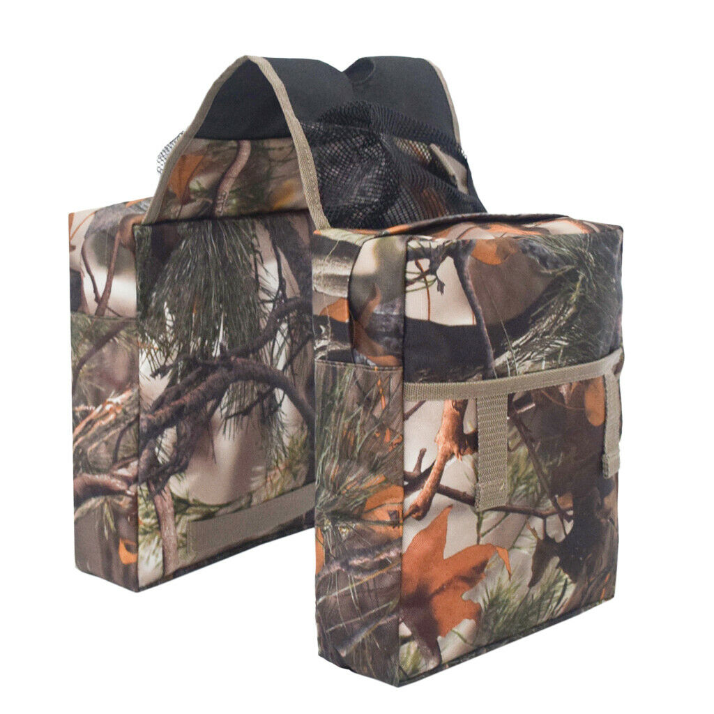 Motorcycle ATV Tank Saddle Bag For  Quad Bike ATV Snowmobile Scooter CAMO