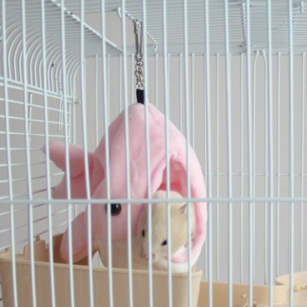 Pet Hamster Hanging Bed House Hammock Cute Rat Mouse Cage Nest Yellow
