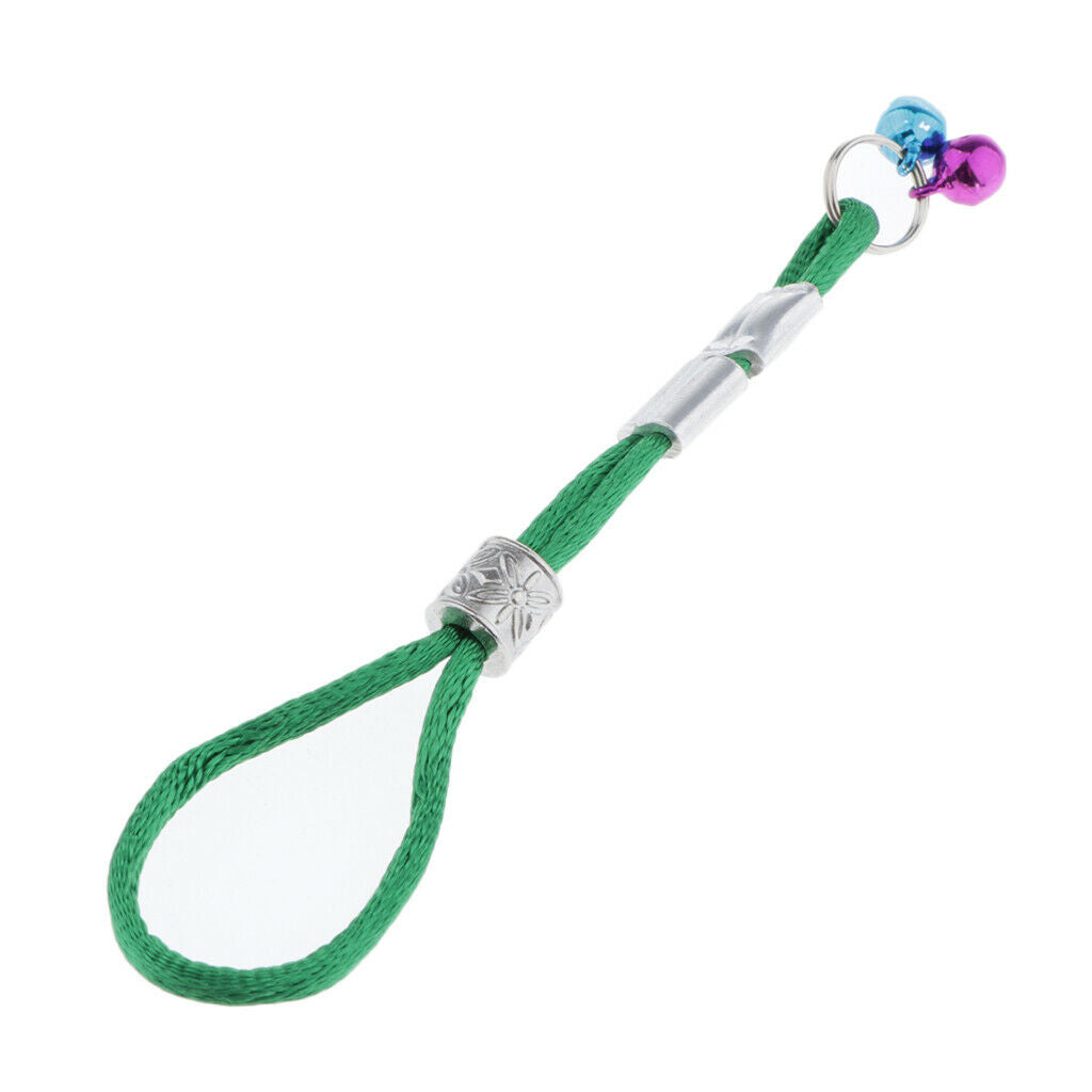 Adjustable Parrot Harness Lead Leash Anti Bite Rope Parrot Toys w/ Bells