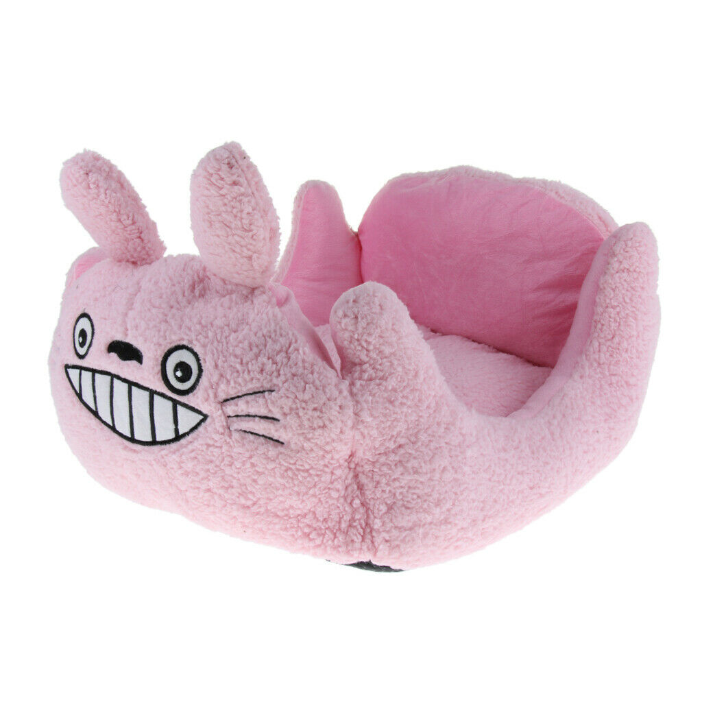 Cartoon Shape Dog Nest Pet Kennel Supplies Super-soft Cat Bed Dog House Pink