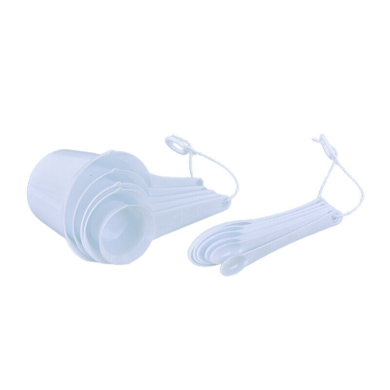 11PCS Measuring Cups And Measuring Spoon Scoop Handle Kitchen Measuring T.l8