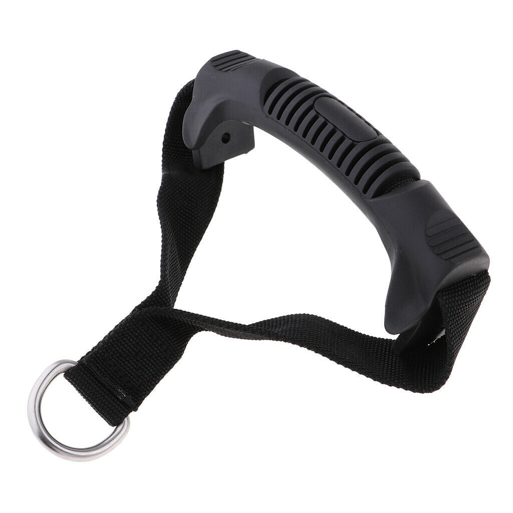 Grip Pull D-Ring Handlebar Attachment Resistance Band Gym Workout Tool
