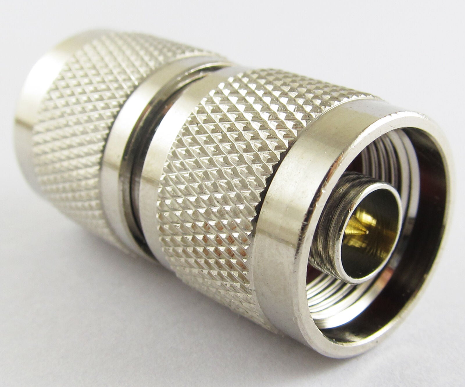 10pcs Brass N Male Plug to UHF PL-259 male Plug straight Radio Connector Adapter