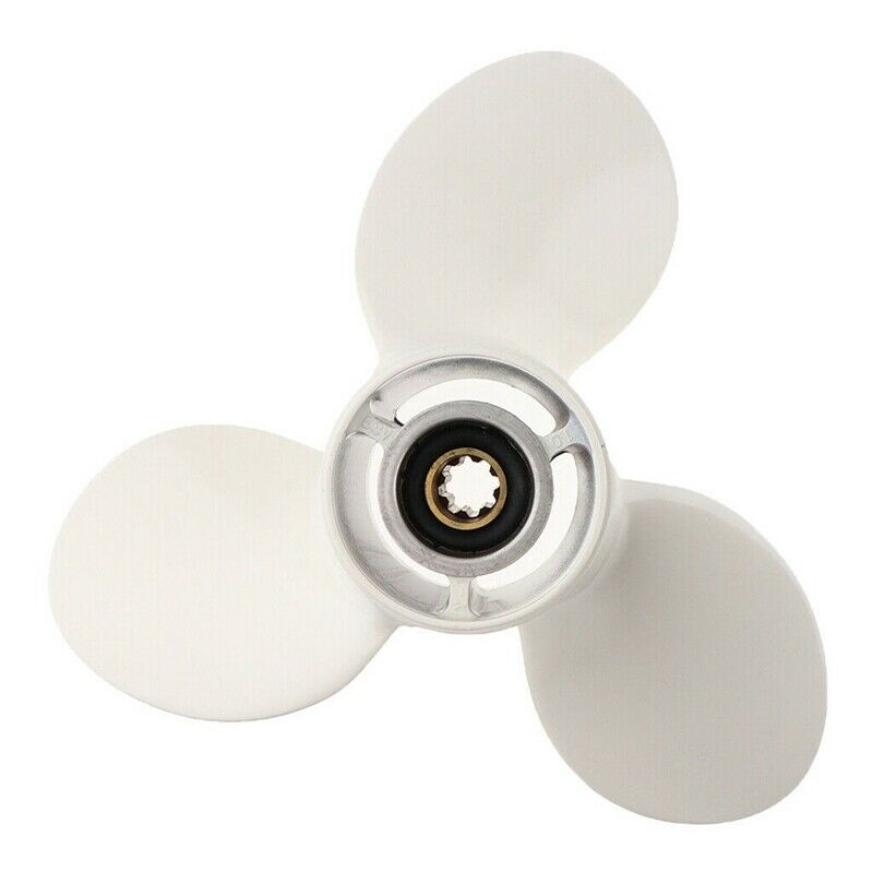 9 1/4 x 10-J1 Aluminum Alloy 3 Blade Outboard Motor Propeller for Yamaha 9.9-1R2