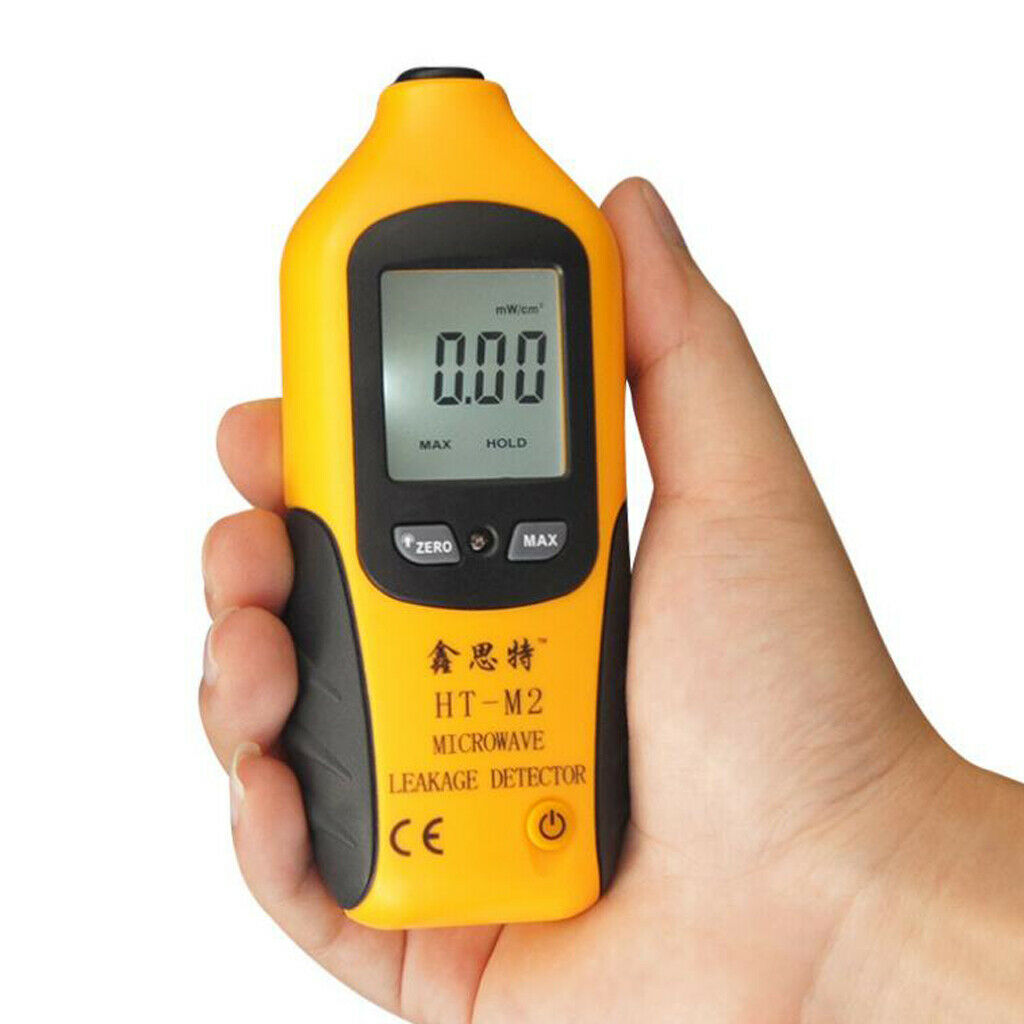 Highly sensitive microwave leak leak detector range 0 9.99 mW