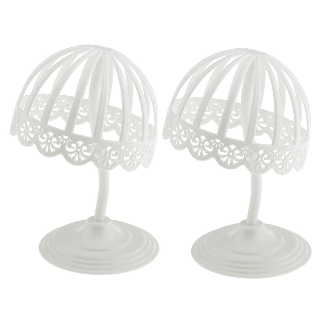 2 Pieces 17'' Baby Child Kids Painter Beret Hat Display Rack Organizer Stand