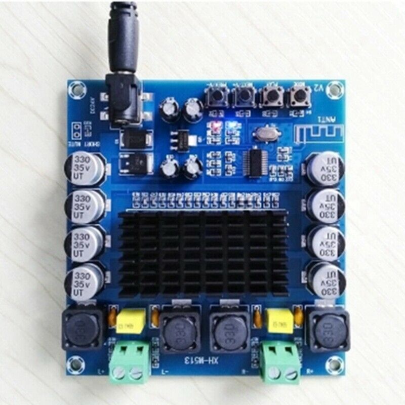 XH-M513 TDA7498 Bluetooth Digital Power Amplifier Board, Distance 10 Meters 10O7