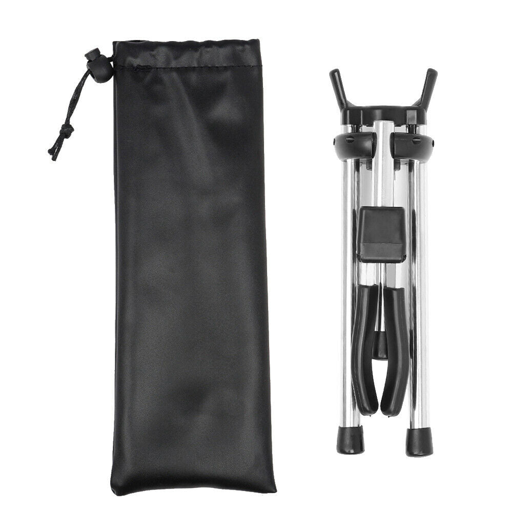 Folding Saxophone Tripod Stand Holder Sax Alto Tenor Portable Musical Instrument