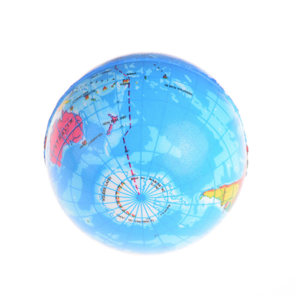 10cm Stress Relief World Map Foam Ball Atlas Globe Palm Ball Planet Earth.l8