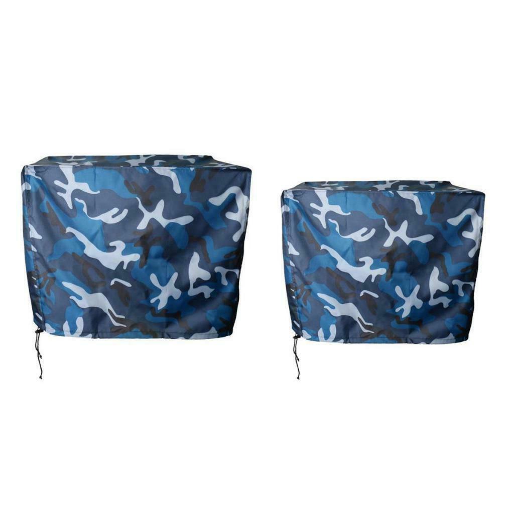 2pcs Boat Yacht Outboard Motor 2-5 2-15  Engine Cover Trailerable
