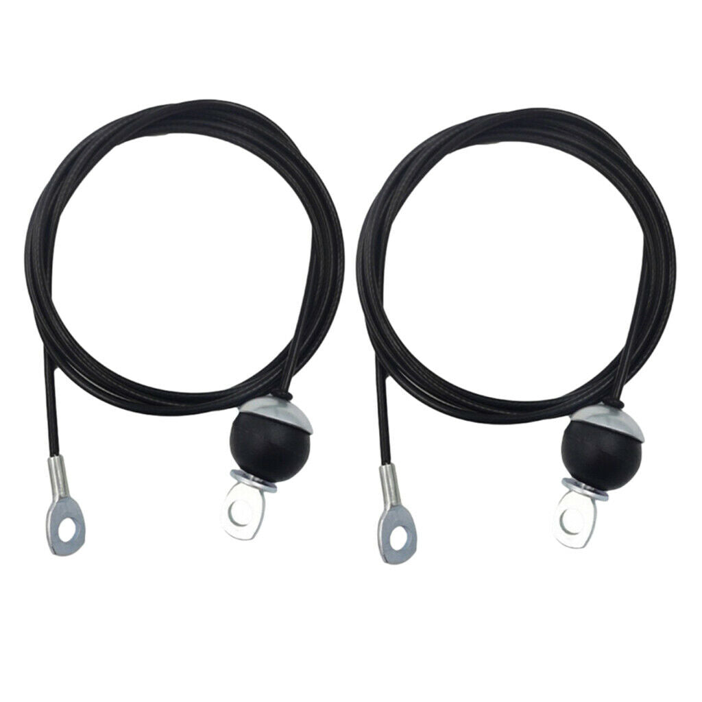 2 Pieces 5mm Heavy Duty Fitness DIY Pulley Cable Triceps Back Strength Equipment