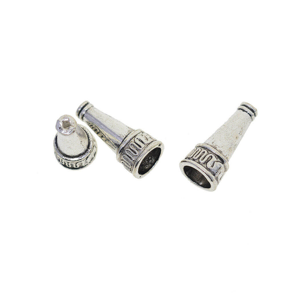 20pcs Cone Shape Cord Tassel End Caps Beads Caps Stopper Jewelry Findings