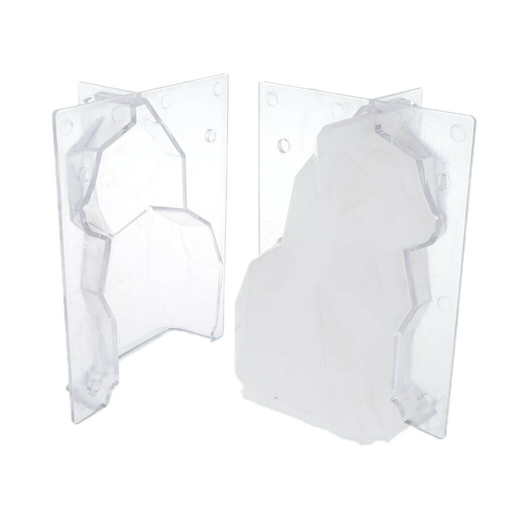 Clear Cats Plastic Candles Mold Soap Moulds for DIY Candles Making Supplies Tool