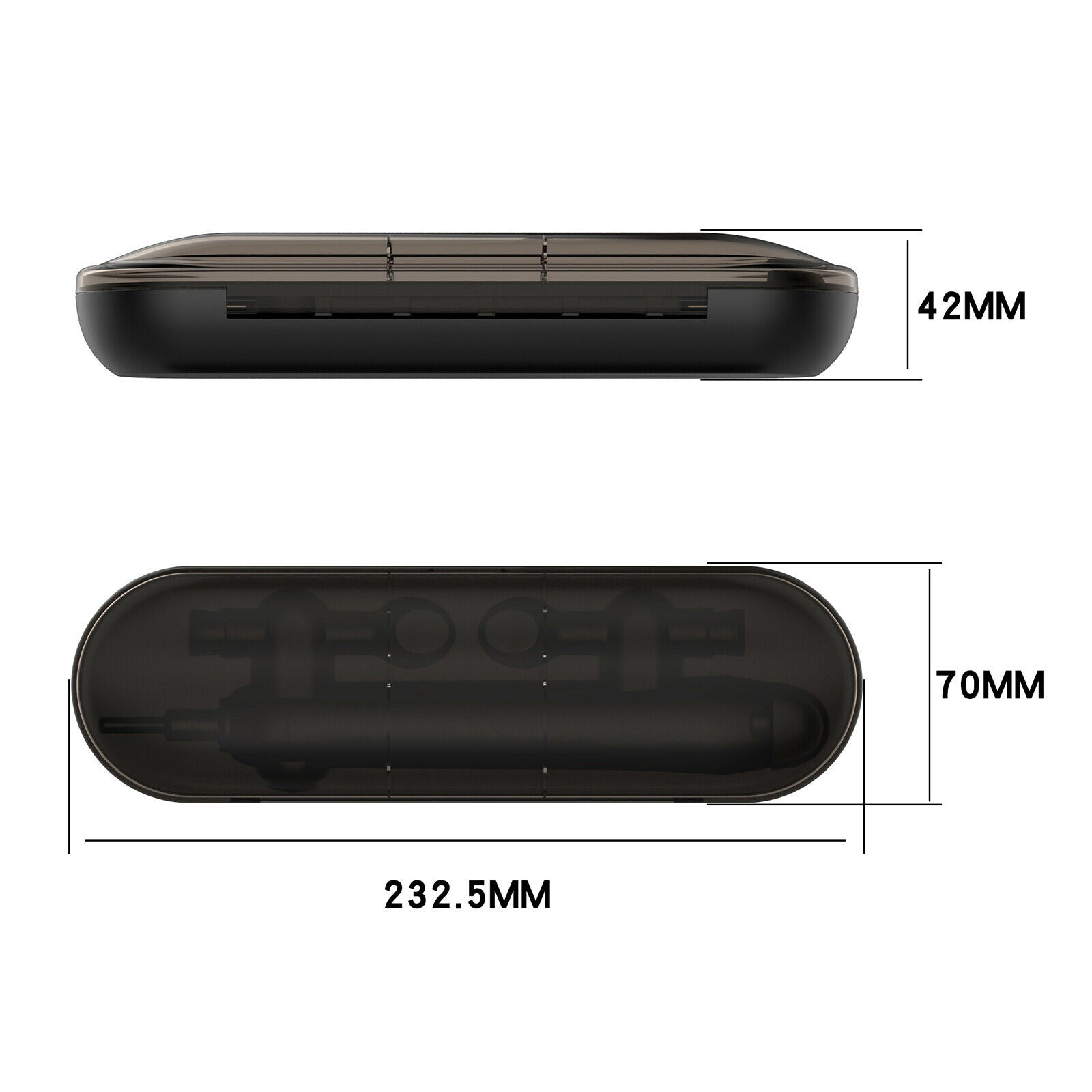 Travel Electric Toothbrush Charger Charging Case Box for Braun OralB P4000