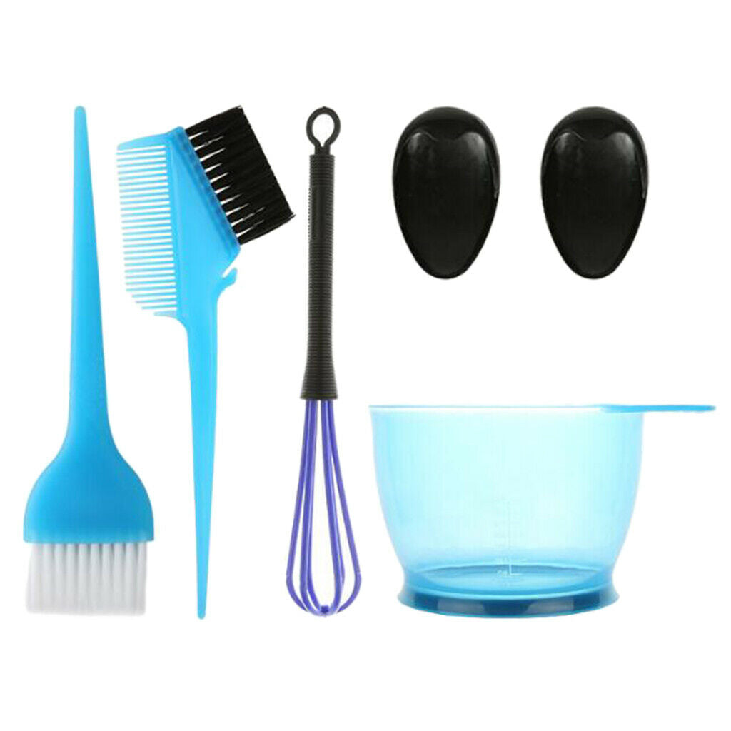 3 Sets Hair Coloring Brush Bowl Set Hair Color Brushes Comb Mixing Bowl