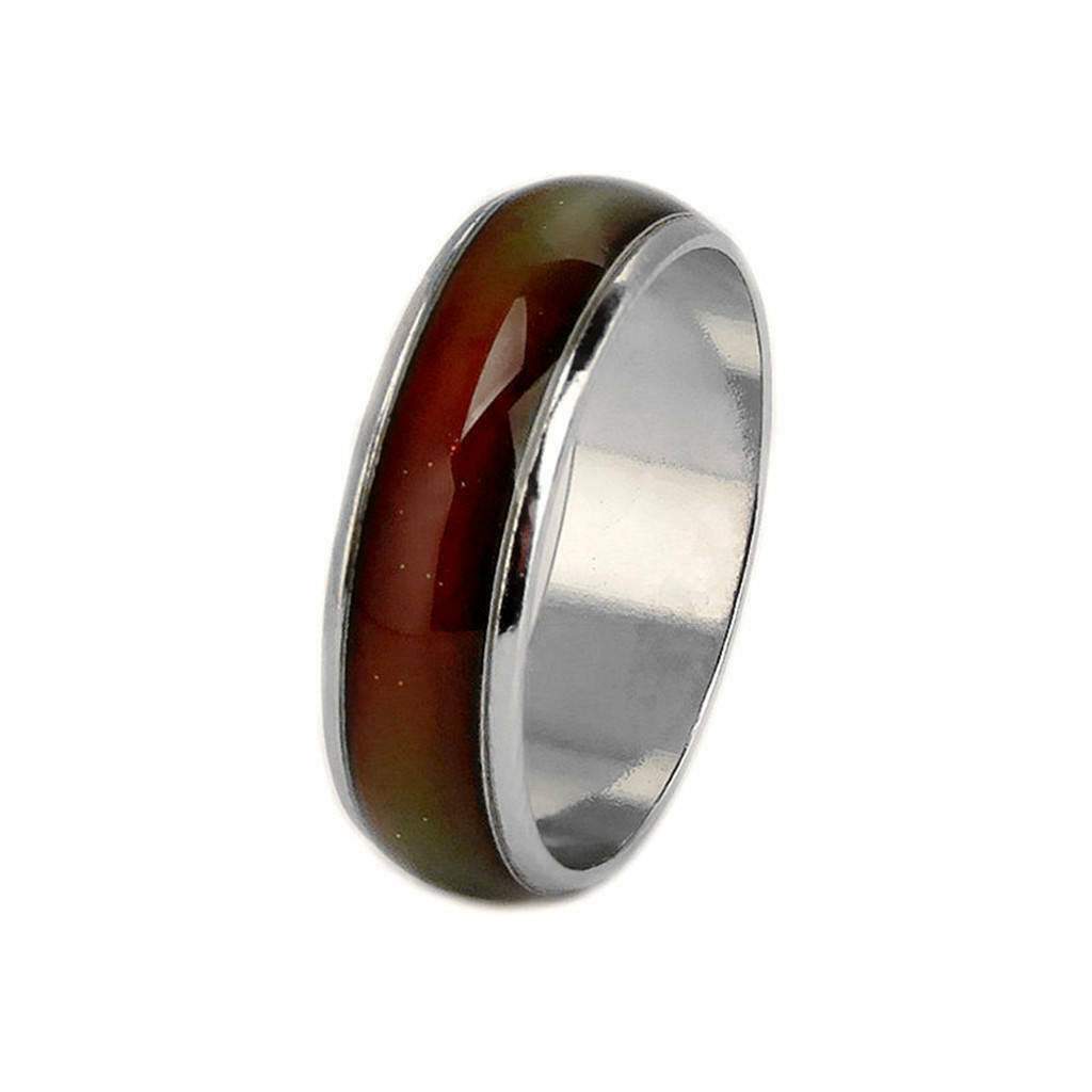 10 Mixed Color Mood Bands with Different Designs for Men