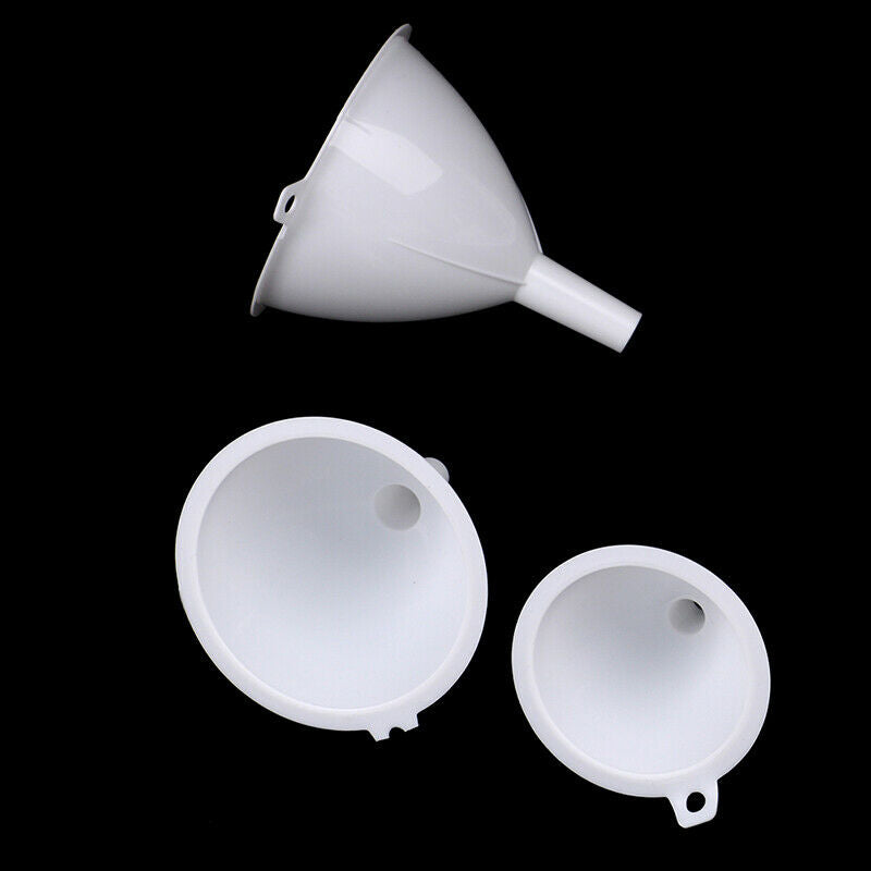 3Pcs/Set White Plastic Multifunction Separatory Funnel Kitchen To.l8