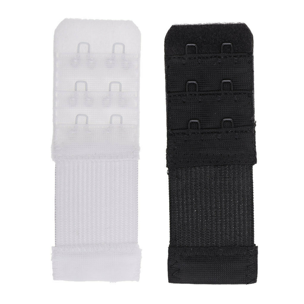 Set Of 2 2 Hooks Bra Extension Extension Strap Elastic Band Soft Belt Bra