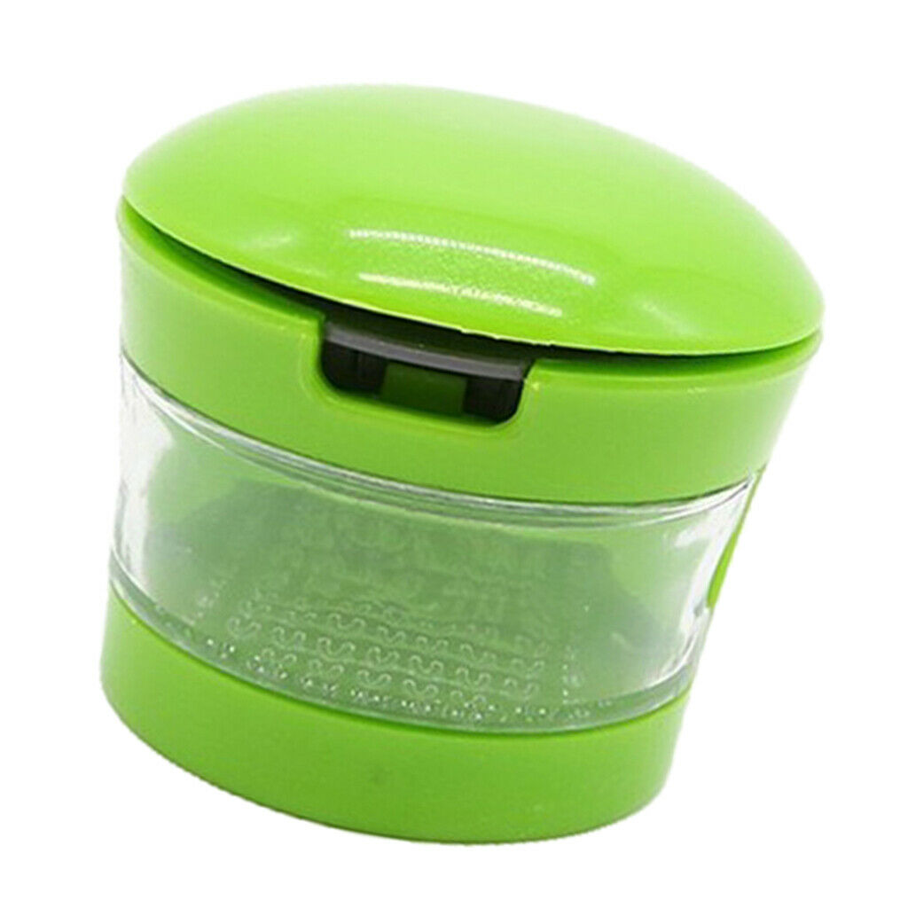 2 Pcs Garlic Press Chopper Manual Ginger Onion Crusher Masher Easy to Use