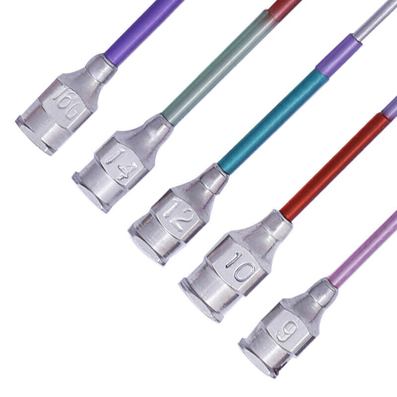 Metal Embroidery Stitching Punch Needle Handmade Sewing Tool with Tube fo.l8