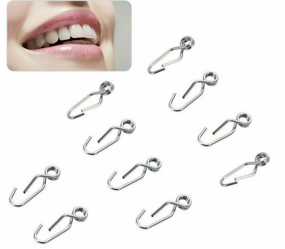 100*Dental Stainless steel Spring Orthodontic Self-Locking Separating Springs