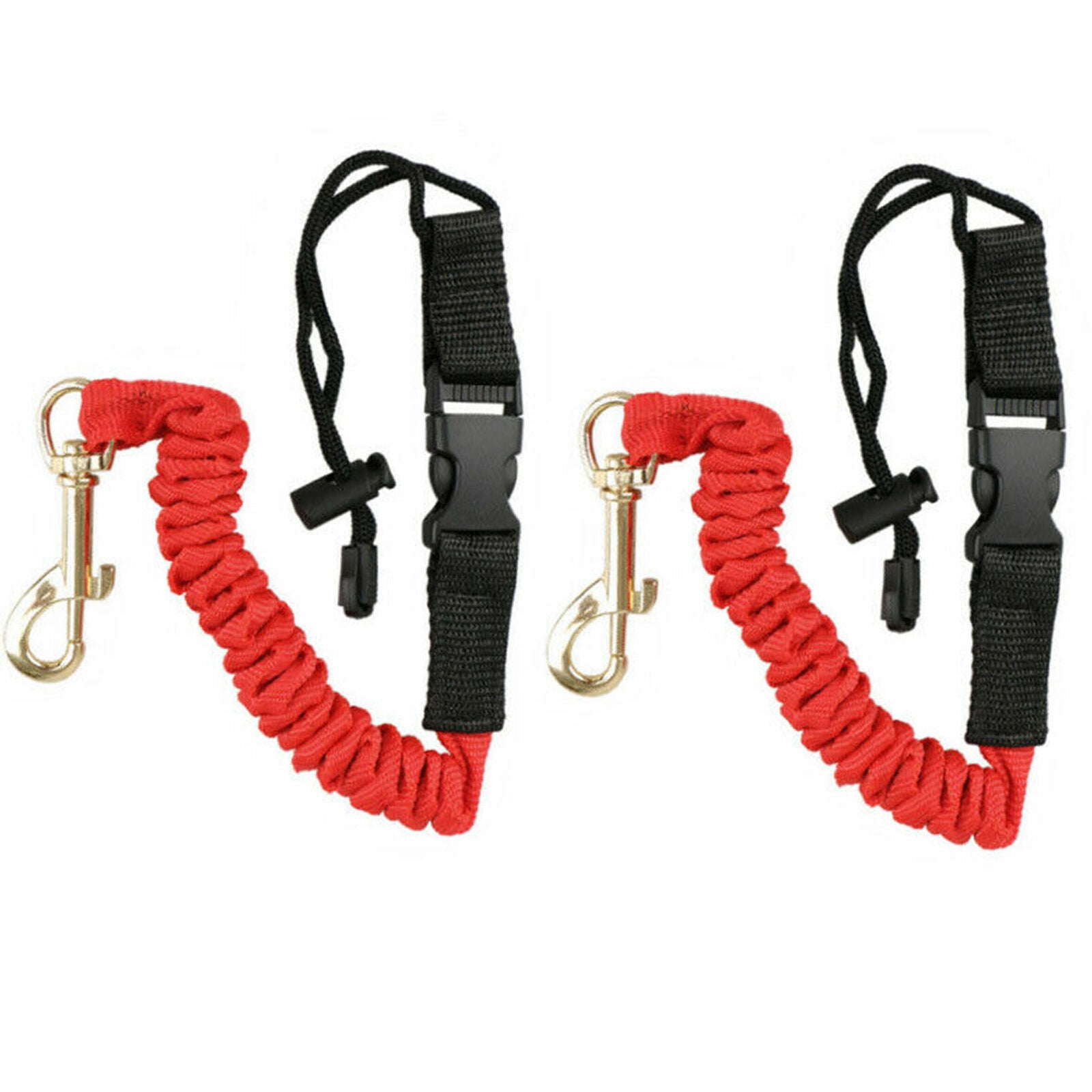 Elastic Coiled Paddle Leash Kayak Fishing Canoe Lanyard Safety Rod Cord Rope