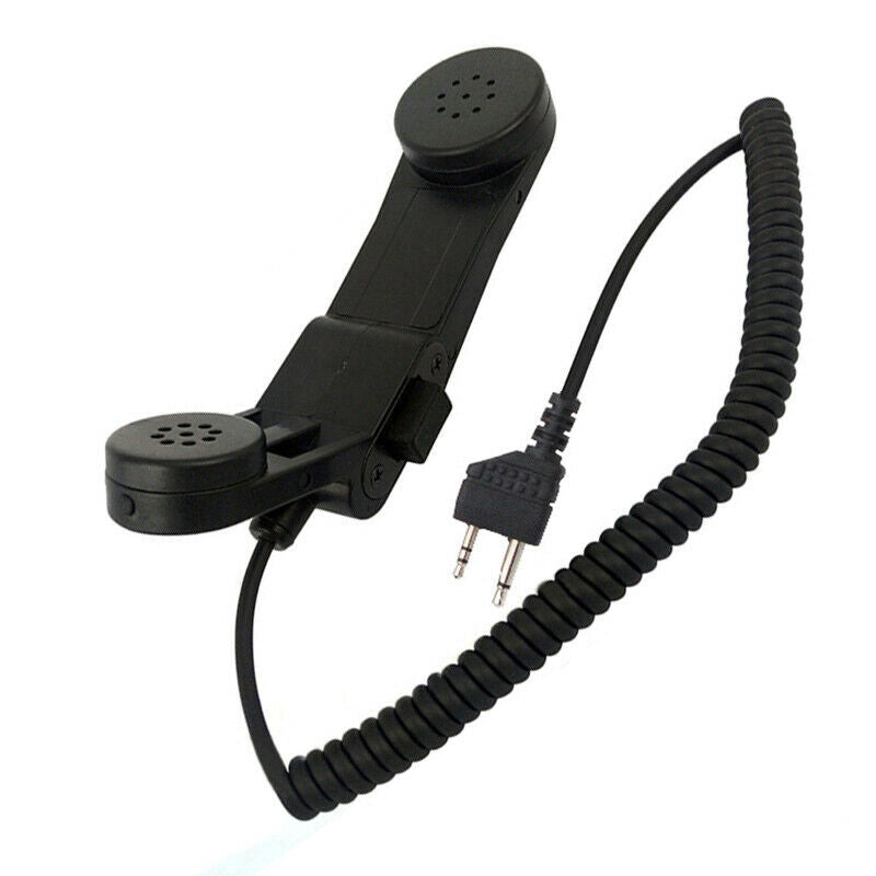 H250 Military Handheld Speaker Shoulder Microphone PTT for Radio Walkie Talkie