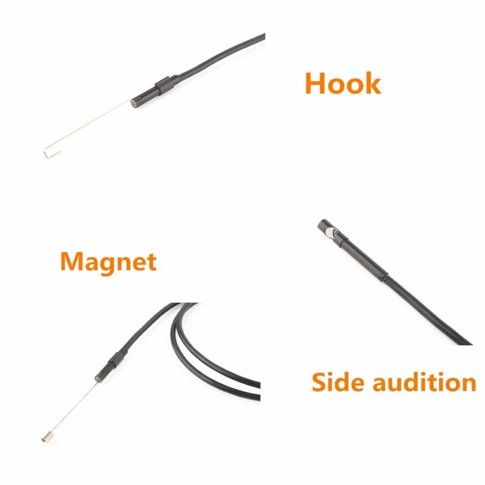 2M 6LED Waterproof USB Endoscope Inspection Borescope Camera for OTG Android PC