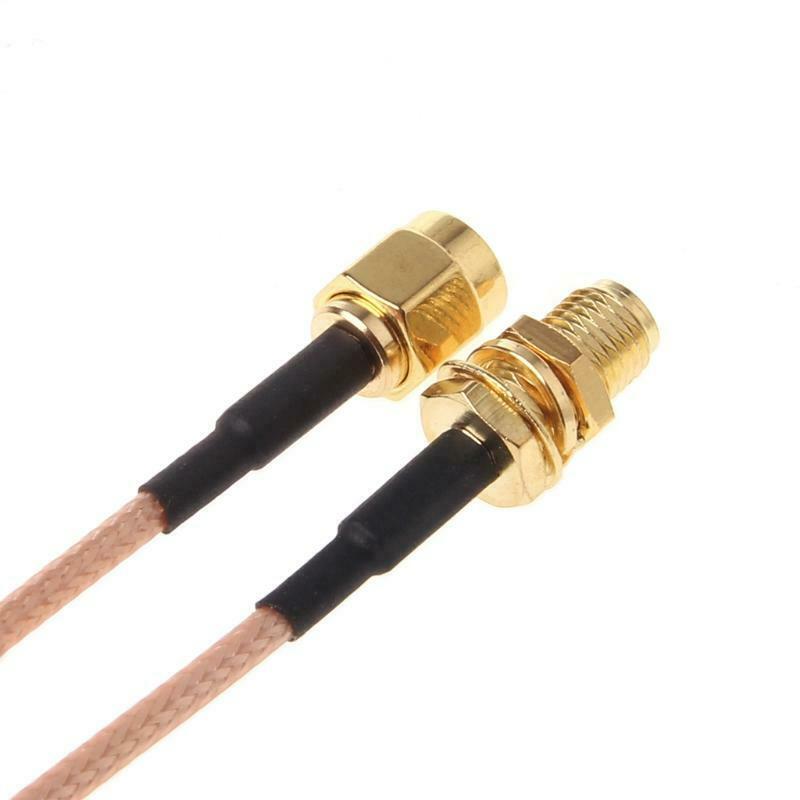 50cm RG316 Cable SMA Male Plug To SMA Female Jack Jumper Pigtail 20" FPV Wire