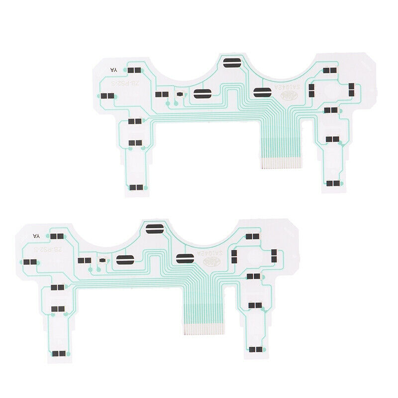 5Pcs Replacement Buttons Ribbon Circuit Board for PS2 Conductive Film Flex CY1