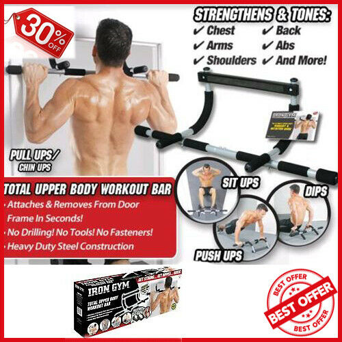 Pull Up Bar Chin Doorway Up Sit-Up Strength Body Workout Exercise Fitness Gym