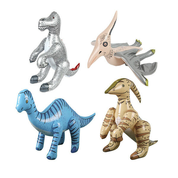 2X Cool Fun Inflatable Blow- '' Parasaurolophus Dinosaur Toys Party Favor