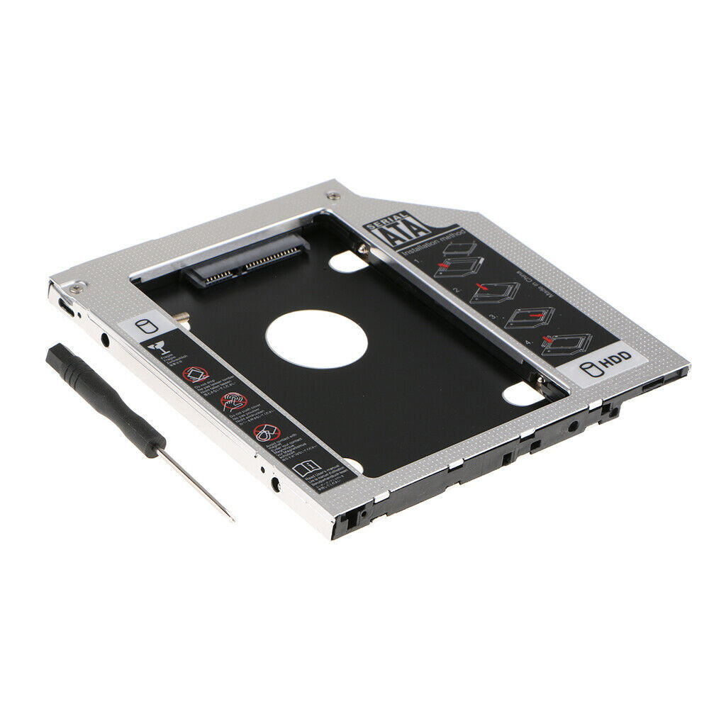 7mm / 9.0mm SATA 3.0 SSD Hard Drive Caddy Optical Bay Bracket for Computer