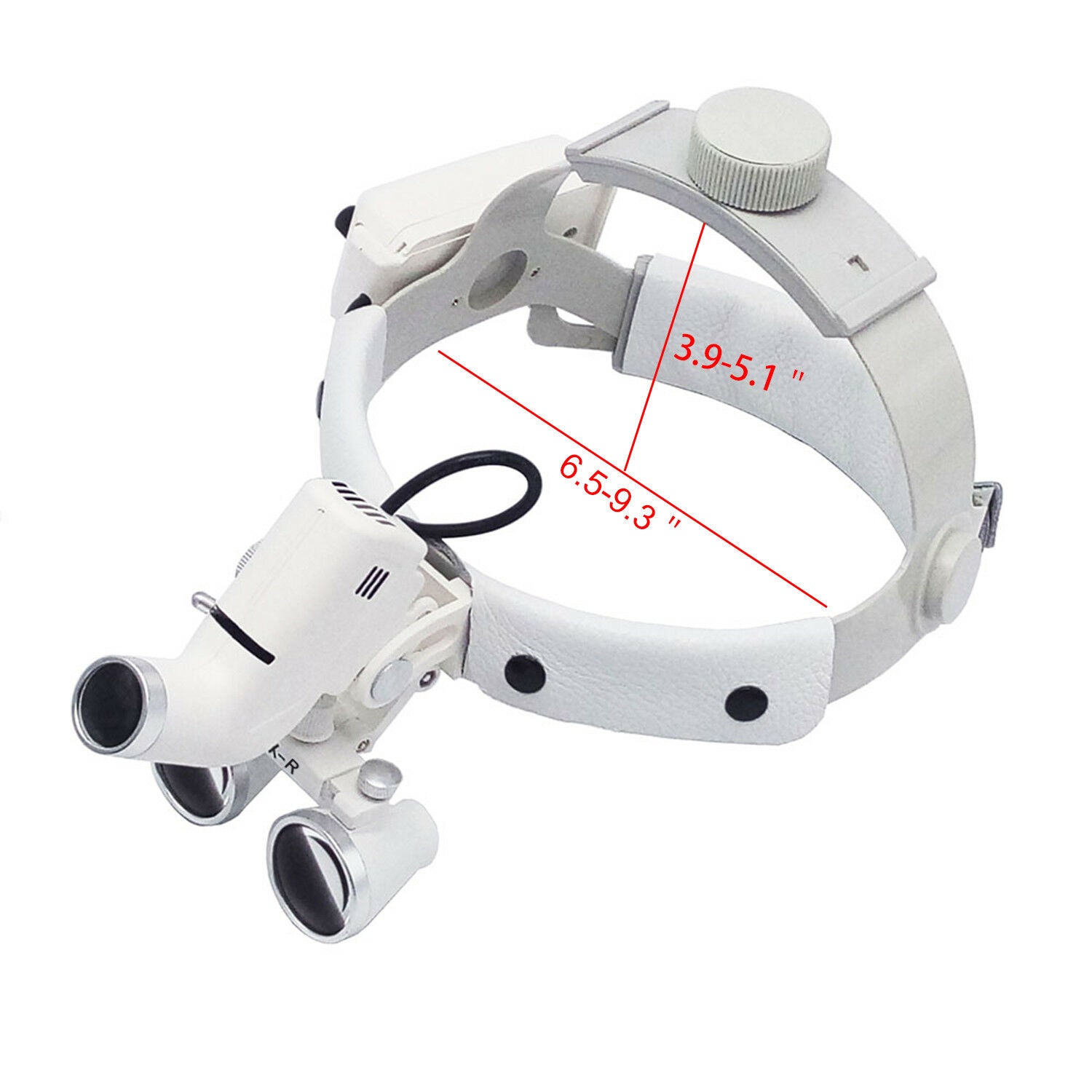 Surgical Medical LED Headlight Headband Binocular Loupes Dental 65000lux