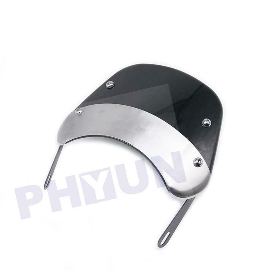 Universal Round Headlights Motorcycle Retro Modification Windshield for 5"&7"