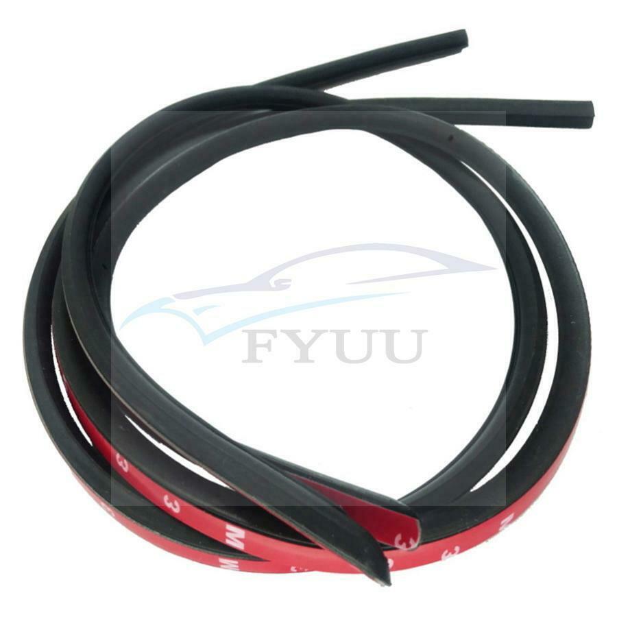 2PCS 1.7M * 2 Rubber C pillar Protection Sealant Strip Sealant With Air Vent