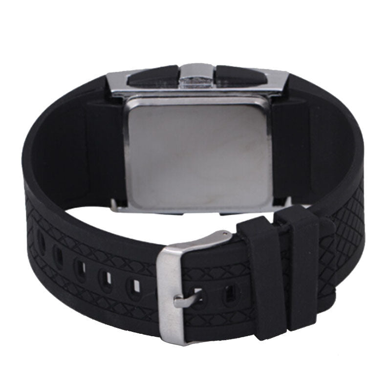 Sport Digital Unisex Watches LED Square Silicone Electronic Fashion Wristwatches
