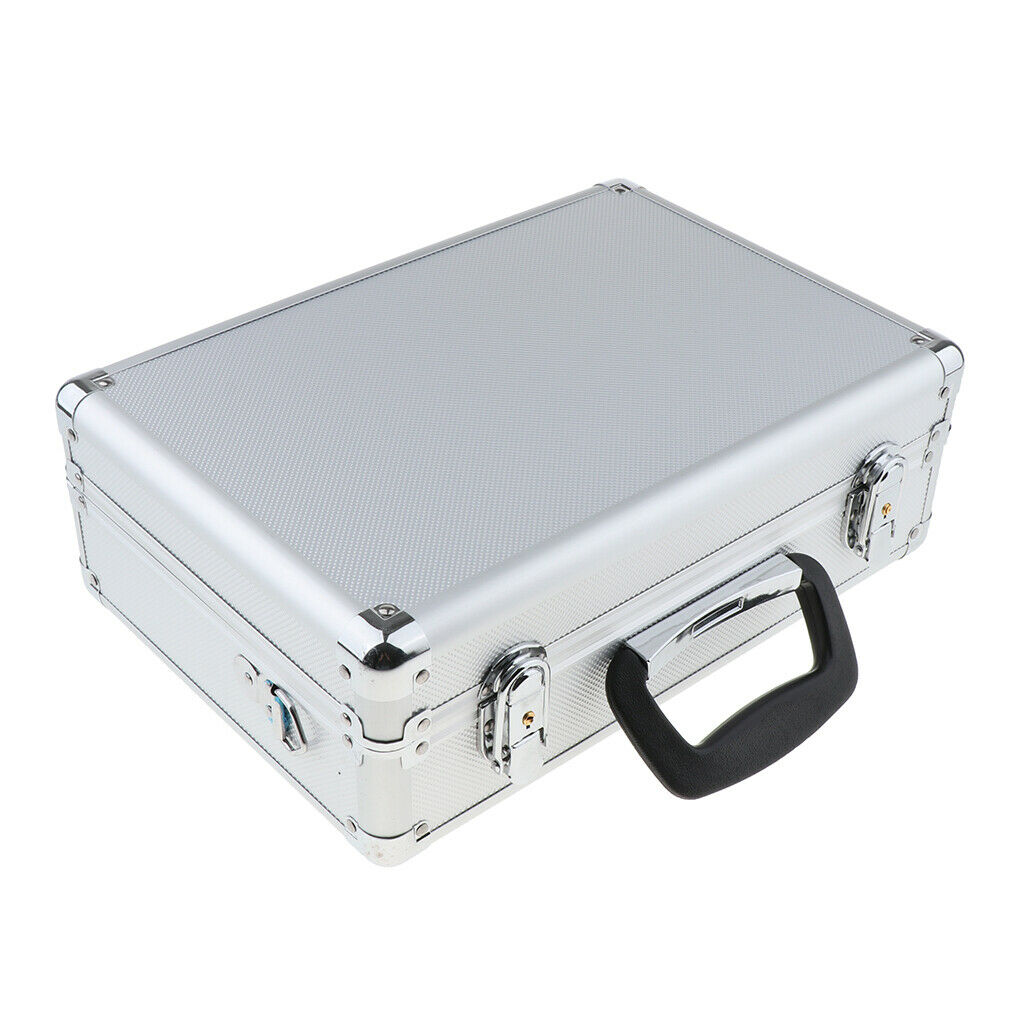 Metal Carrying Hard Case w/ Foam for JR FUTABA FLYSKY Transmitter Receiver