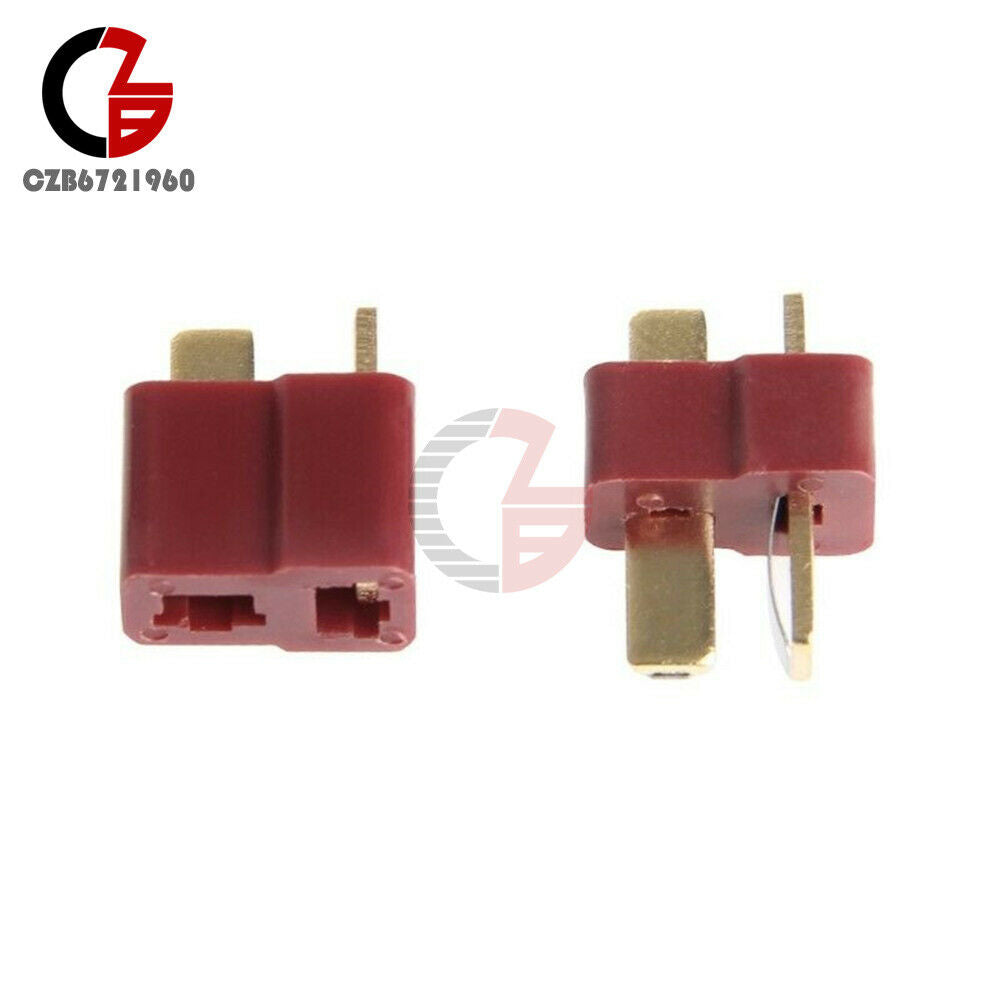 20Pcs Ultra T-Plug Connectors Deans Style +20*Shrink Tubing for RC LiPo Battery