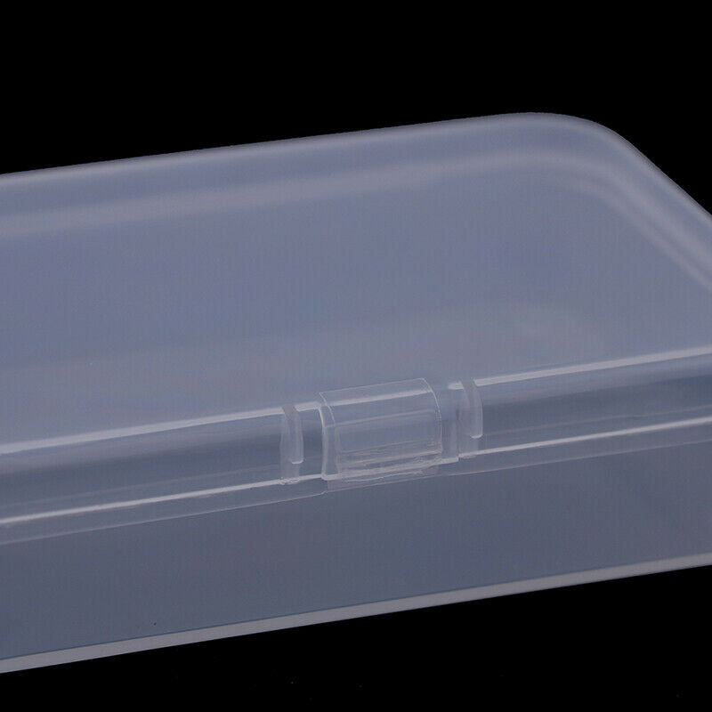 9.3*6.3*2.2cm Transparent Plastic Storage Box Clear Square Multipurp gtJC.l8