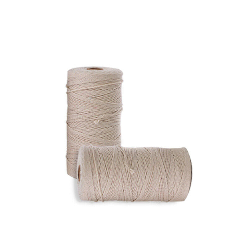 Cotton Thread Wooden Stick Beads Grasses Circle Sets for DIY Tapestries Supplies