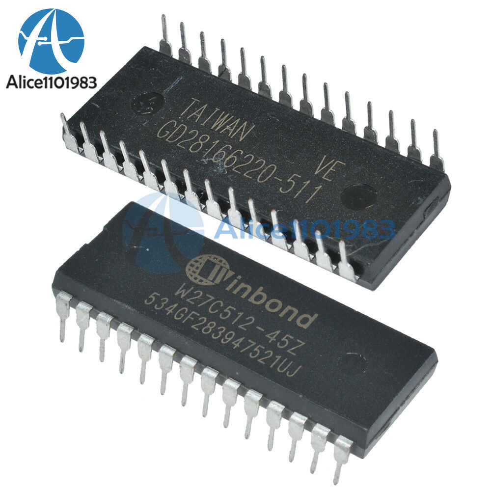 5PCS W27C512-45Z W27C512 DIP IC EEPROM 512KBIT 45NS Winbond EEPROMs