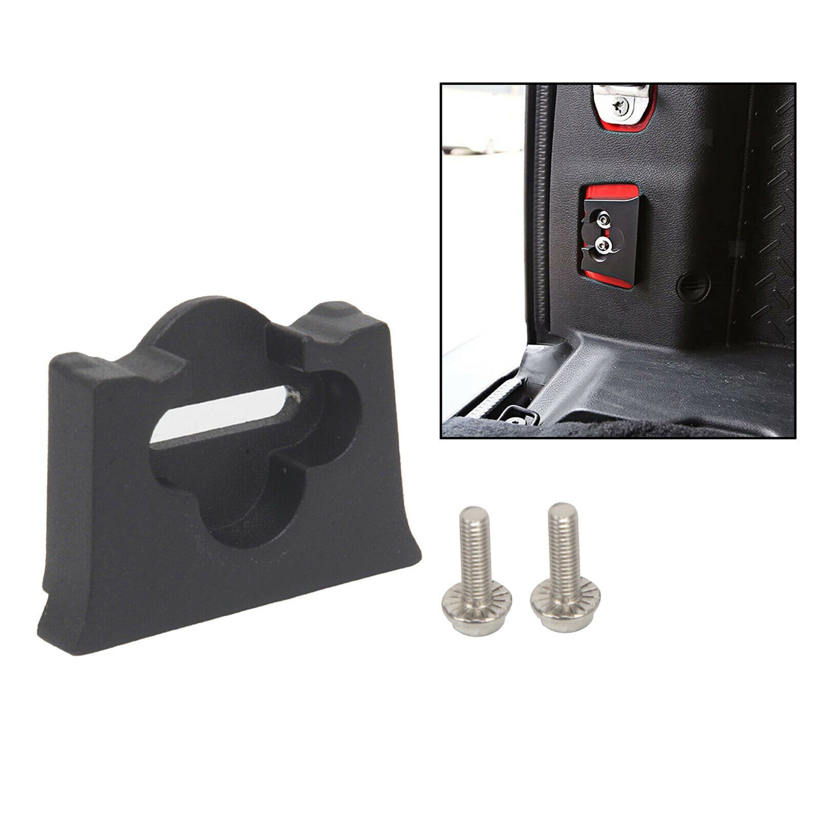 Aluminum Alloy Tailgate Latch Bumper Actuator for Jeep JK JKU 2007-2017 1Set