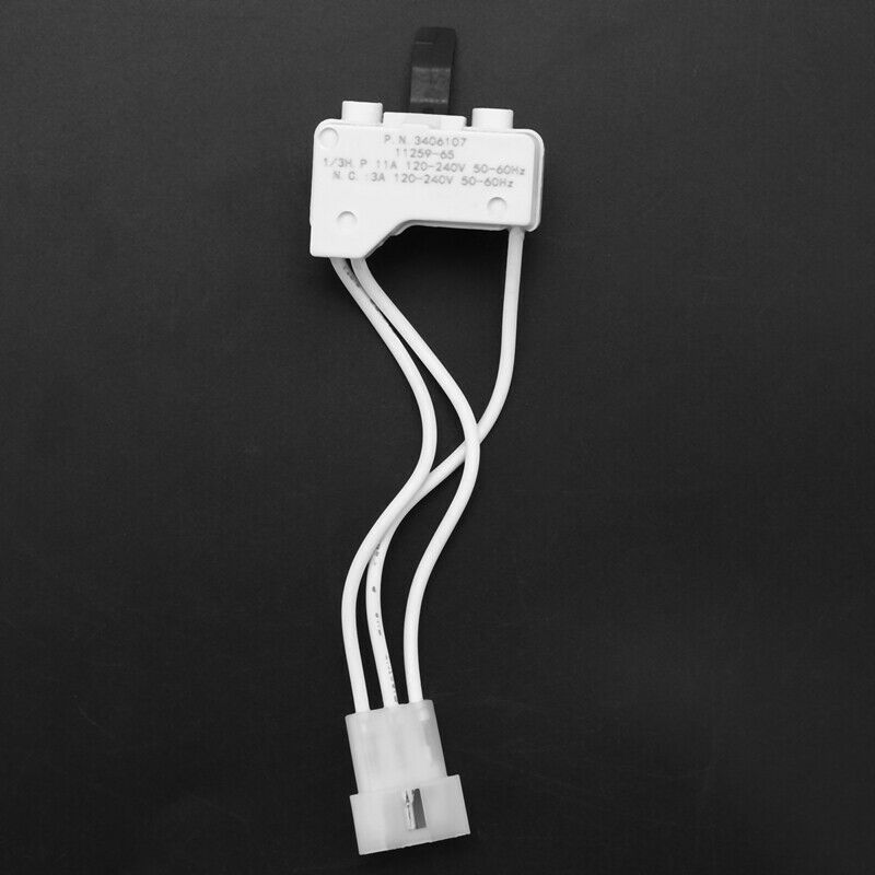 Dryer Door Switch for 3406109 3406107 Whirlpool, , Sears, , Roper, Estate Z8H9H9