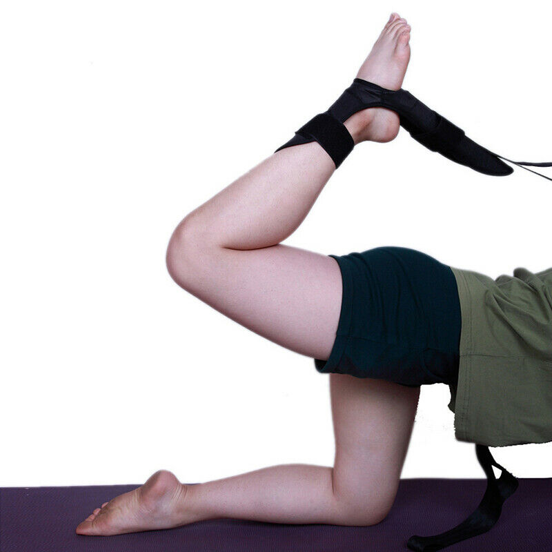 Yoga Flexibility Stretching Leg Stretcher Strap for Ballet Cheer Dance Trai Qx